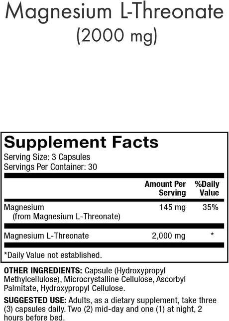DR MERCOLA - Dr. Mercola Magnesium L-Threonate 2000Mg. 90 Capsulas - The Red Vitamin MX - Suplementos Alimenticios - {{ shop.shopifyCountryName }}