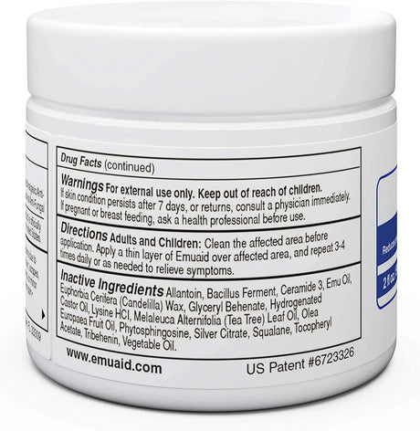 EMUAID - EMUAID Ointment Eczema Cream Regular Strength Treatment 2Oz. - The Red Vitamin MX - Ungüentos De Primeros Auxilios - {{ shop.shopifyCountryName }}