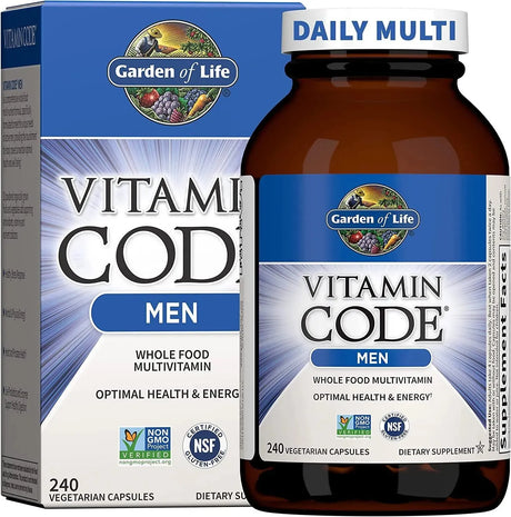 GARDEN OF LIFE - Garden of Life Vitamin Code Whole Food Multivitamin for Men 240 Capsulas - The Red Vitamin MX - Suplementos Alimenticios - {{ shop.shopifyCountryName }}