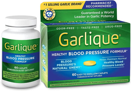 GARLIQUE - Garlique Healthy Blood Pressure Formula 60 Tabletas - The Red Vitamin MX - Suplementos Alimenticios - {{ shop.shopifyCountryName }}
