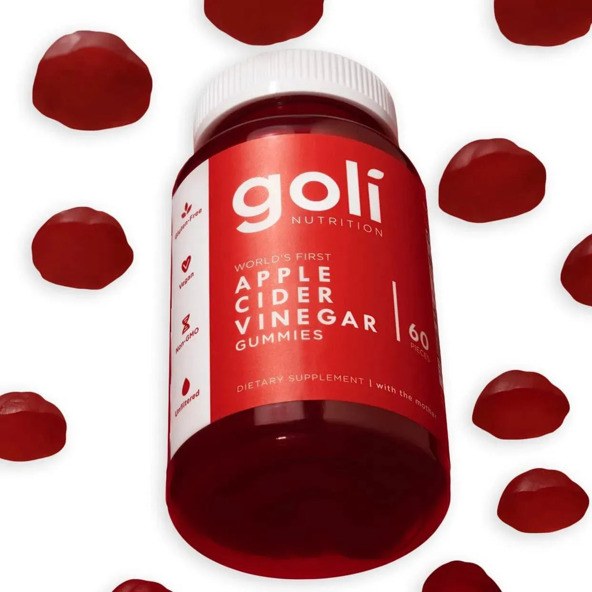 GOLI NUTRITION - Goli Nutrition Apple Cider Vinegar Gummy 60 Gomitas - The Red Vitamin MX - Suplementos Alimenticios - {{ shop.shopifyCountryName }}