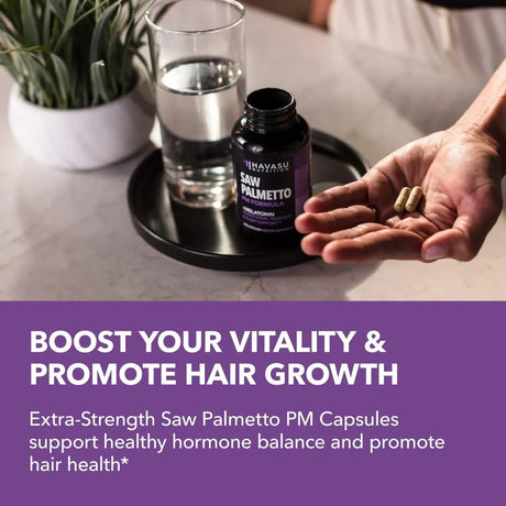 HAVASU NUTRITION - Havasu Nutrition Saw Palmetto PM Formula 100 Capsulas - The Red Vitamin MX - Suplementos Alimenticios - {{ shop.shopifyCountryName }}