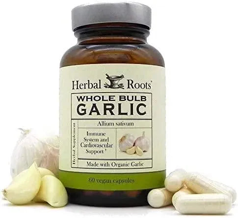 HERBAL ROOTS - Herbal Roots Whole Bulb Garlic 600Mg. 60 Capsulas - The Red Vitamin MX - Suplementos Alimenticios - {{ shop.shopifyCountryName }}