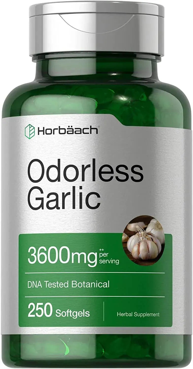 HORBAACH - Horbaach Odorless Garlic 3600Mg. 250 Capsulas Blandas - The Red Vitamin MX - Suplementos Alimenticios - {{ shop.shopifyCountryName }}