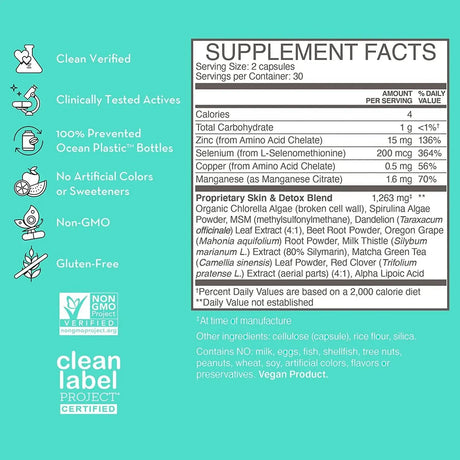 HUM - HUM Daily Cleanse 60 Capsulas - The Red Vitamin MX - Suplementos Alimenticios - {{ shop.shopifyCountryName }}