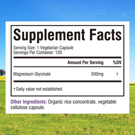 INNATE VITALITY - Innate Vitality Magnesium Glycinate Chelated for Maximum Absorption 500Mg. 120 Capsulas - The Red Vitamin MX - Suplementos Alimenticios - {{ shop.shopifyCountryName }}