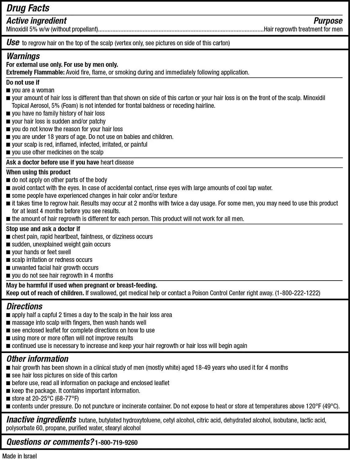 KIRKLAND - Kirkland Minoxidil Topical Aerosol 5% Foam Suministro 6 Meses - The Red Vitamin MX - Crecimiento De Cabello - {{ shop.shopifyCountryName }}