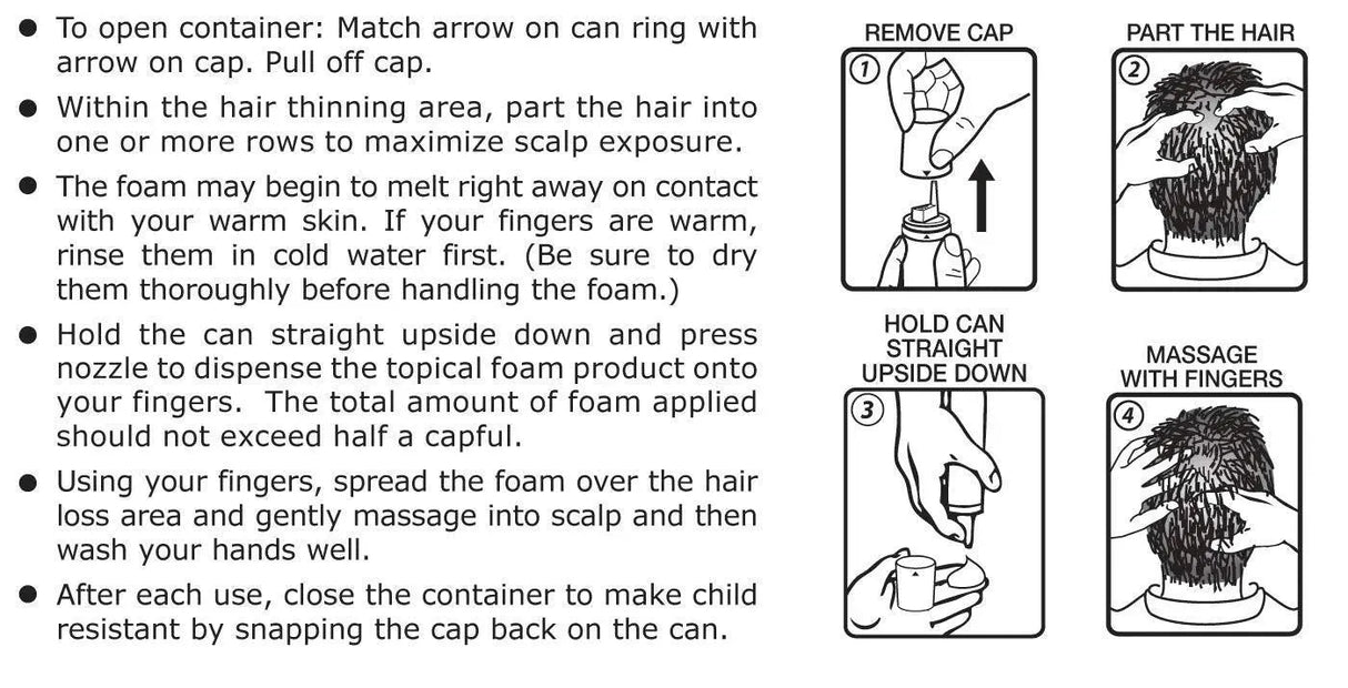KIRKLAND - Kirkland Minoxidil Topical Aerosol 5% Foam Suministro 6 Meses - The Red Vitamin MX - Crecimiento De Cabello - {{ shop.shopifyCountryName }}