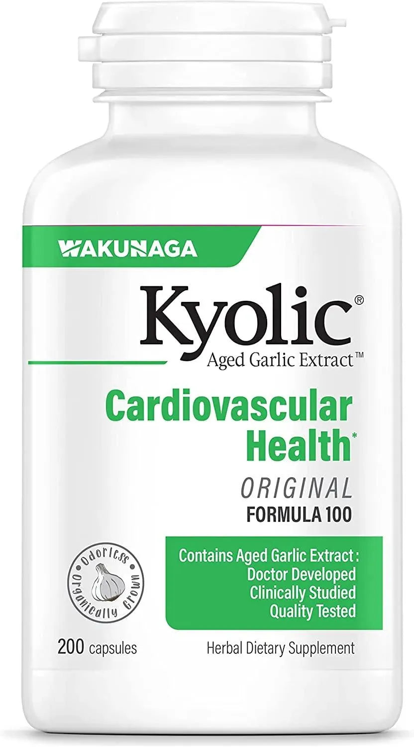 KYOLIC - Kyolic Aged Garlic Extract Formula 100 Original Cardiovascular 200 Capsulas - The Red Vitamin MX - Suplementos Alimenticios - {{ shop.shopifyCountryName }}