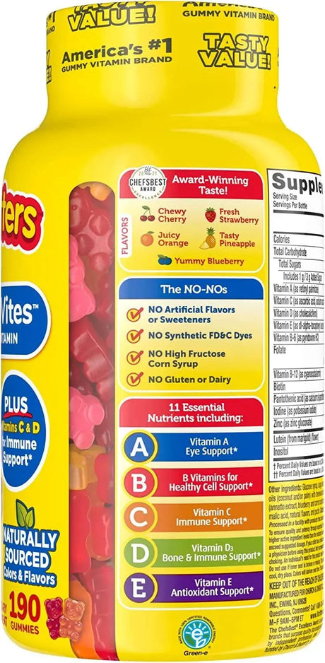 L'IL CRITTERS - L'il Critters Gummy Vites Complete Vitamins 190 Gomitas - The Red Vitamin MX - Suplementos Alimenticios - {{ shop.shopifyCountryName }}