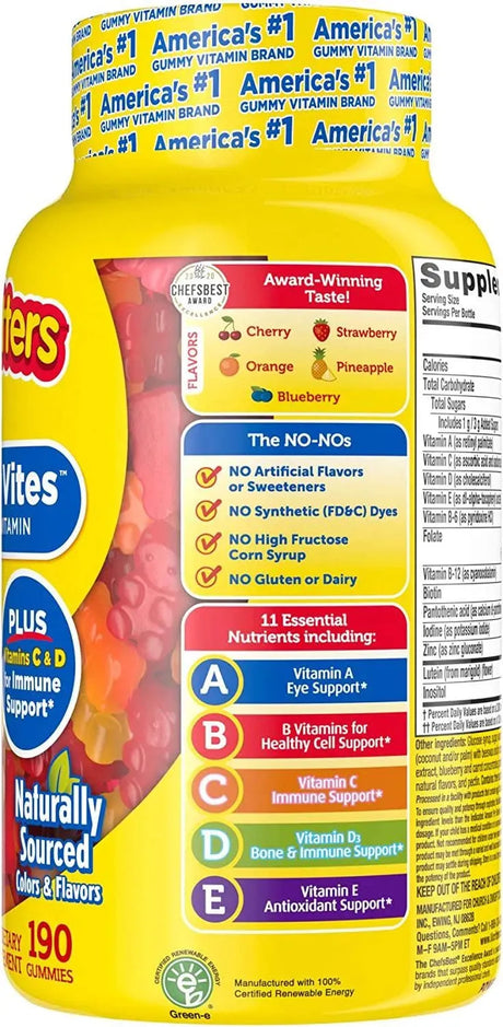 L'IL CRITTERS - L'il Critters Gummy Vites Complete Vitamins 190 Gomitas - The Red Vitamin MX - Suplementos Alimenticios - {{ shop.shopifyCountryName }}