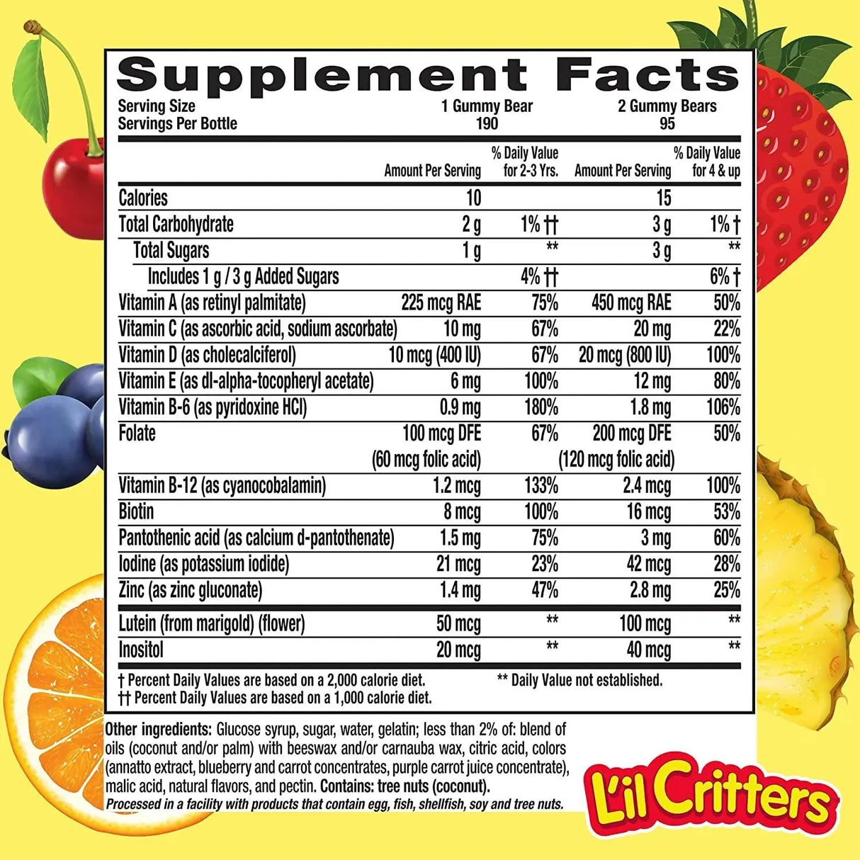 L'IL CRITTERS - L'il Critters Gummy Vites Complete Vitamins 190 Gomitas - The Red Vitamin MX - Suplementos Alimenticios - {{ shop.shopifyCountryName }}