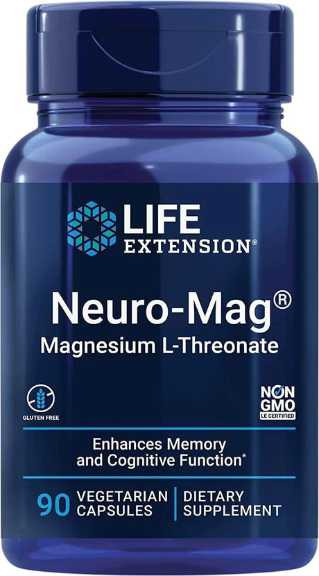 LIFE EXTENSION - Life Extension Neuro-Mag Magnesium L-Threonate 90 Capsulas - The Red Vitamin MX - Suplementos Alimenticios - {{ shop.shopifyCountryName }}