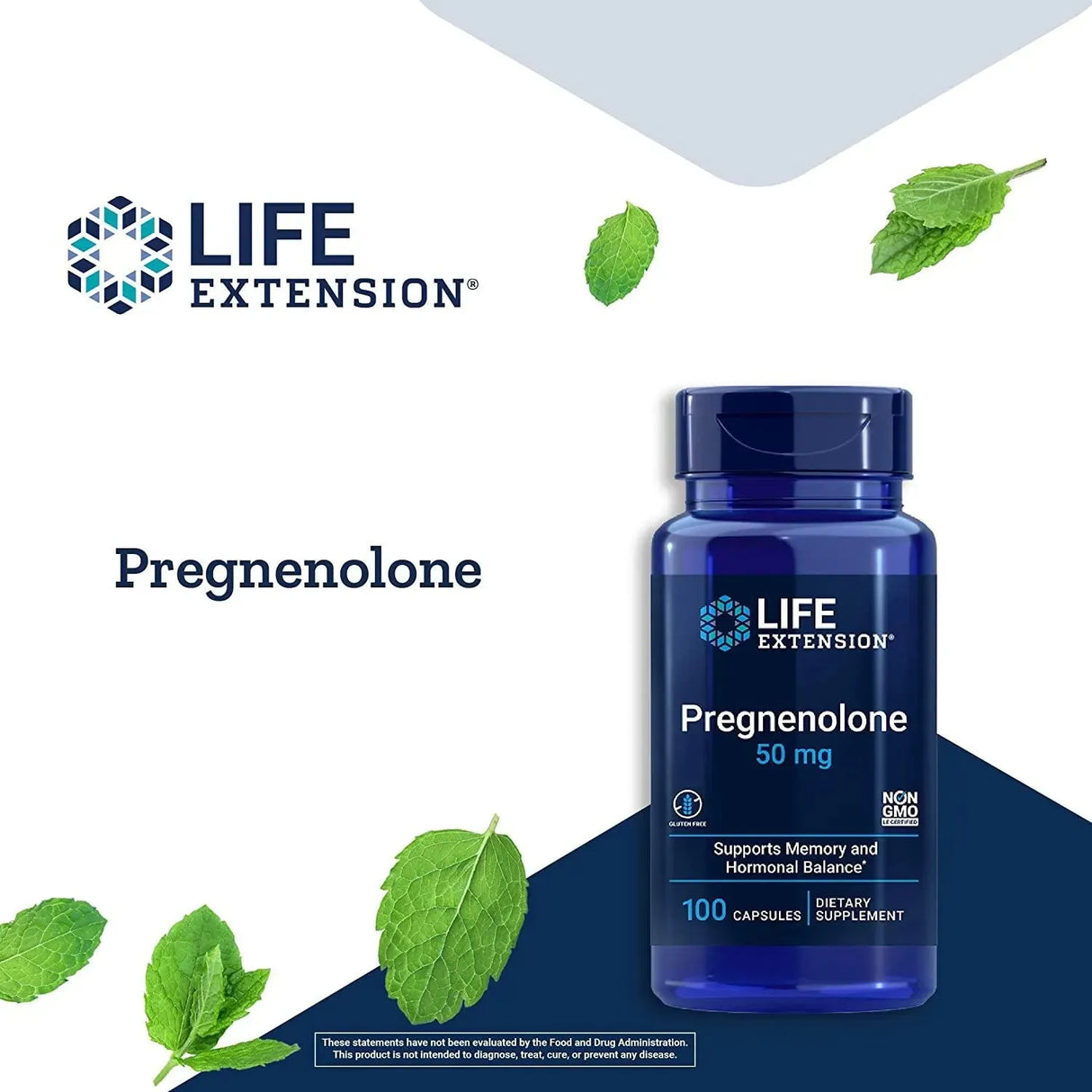 LIFE EXTENSION - Life Extension Pregnenolone 50Mg. 100 Capsulas - The Red Vitamin MX - Suplementos Alimenticios - {{ shop.shopifyCountryName }}