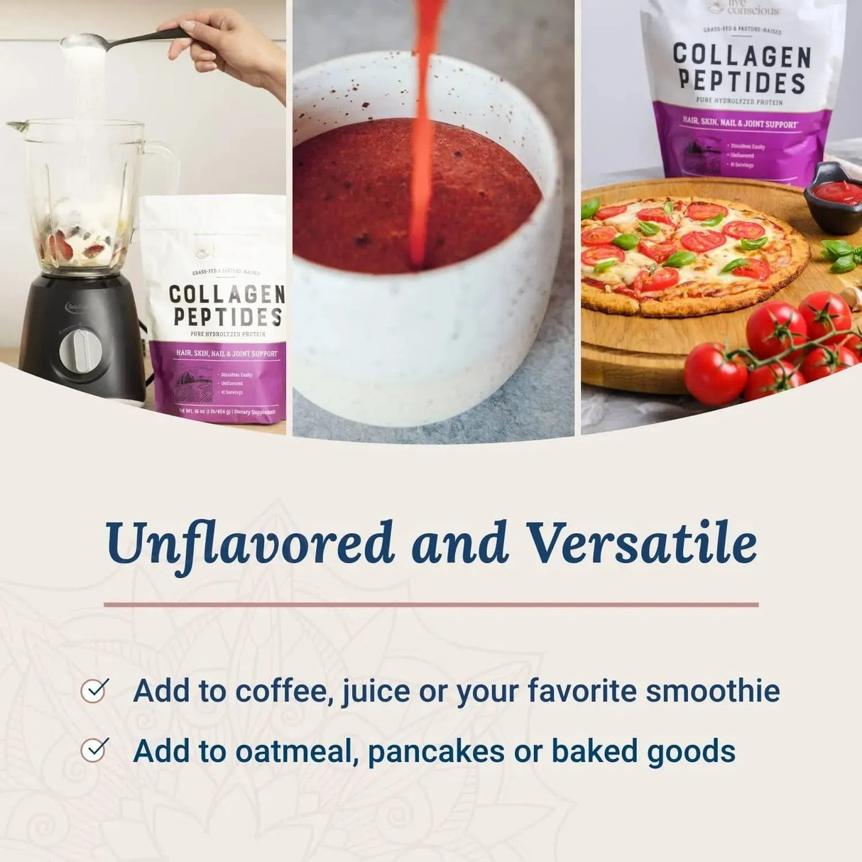 LIVE CONSCIOUS - Live Conscious Collagen Peptides Powder 16Oz. - The Red Vitamin MX - Suplementos Alimenticios - {{ shop.shopifyCountryName }}