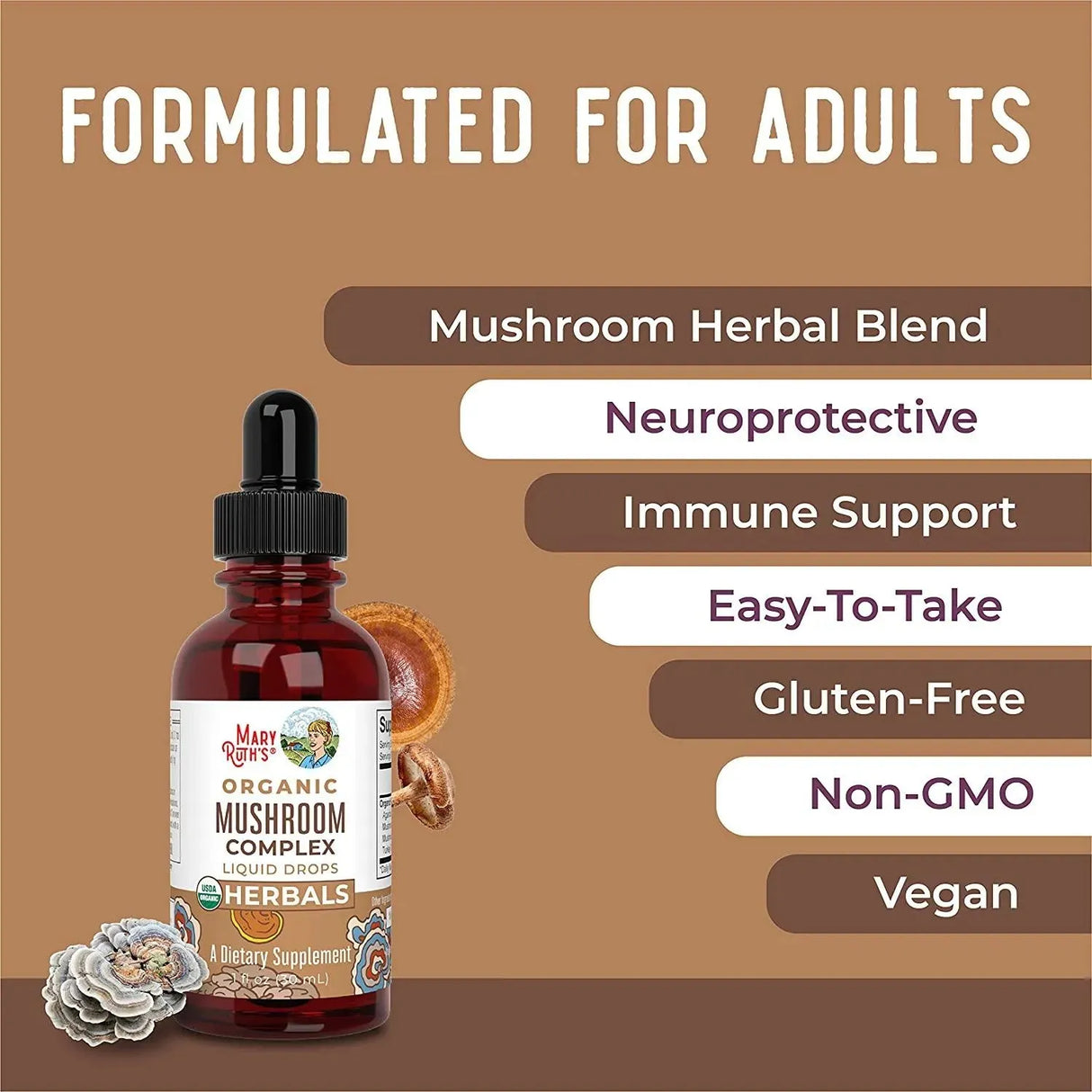 MARY RUTH ORGANICS - Mary Ruth Organics Mushroom Complex 1Oz. - The Red Vitamin MX - Suplementos Alimenticios - {{ shop.shopifyCountryName }}