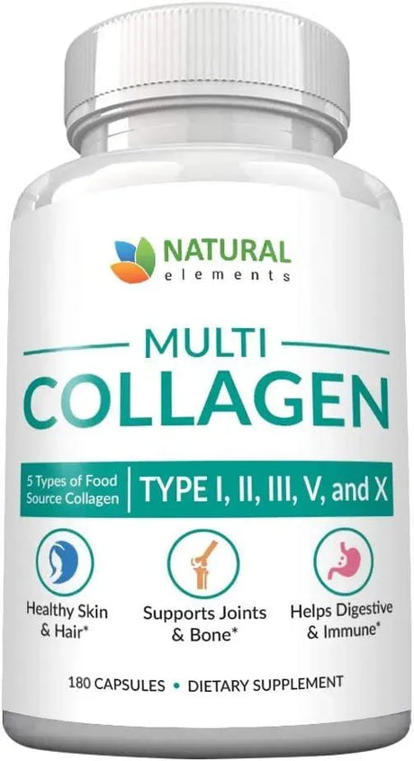 NATURAL ELEMENTS - Natural Elements Multi Collagen 180 Capsulas 2 Meses - The Red Vitamin MX - Suplementos Alimenticios - {{ shop.shopifyCountryName }}
