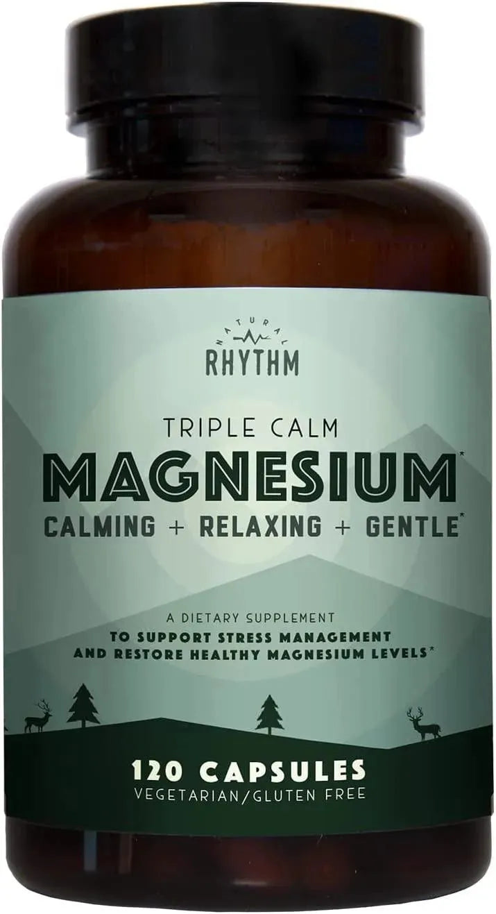 NATURAL RHYTHM - Natural Rhythm Triple Calm Magnesium 150Mg. 120 Capsulas - The Red Vitamin MX - Suplementos Alimenticios - {{ shop.shopifyCountryName }}