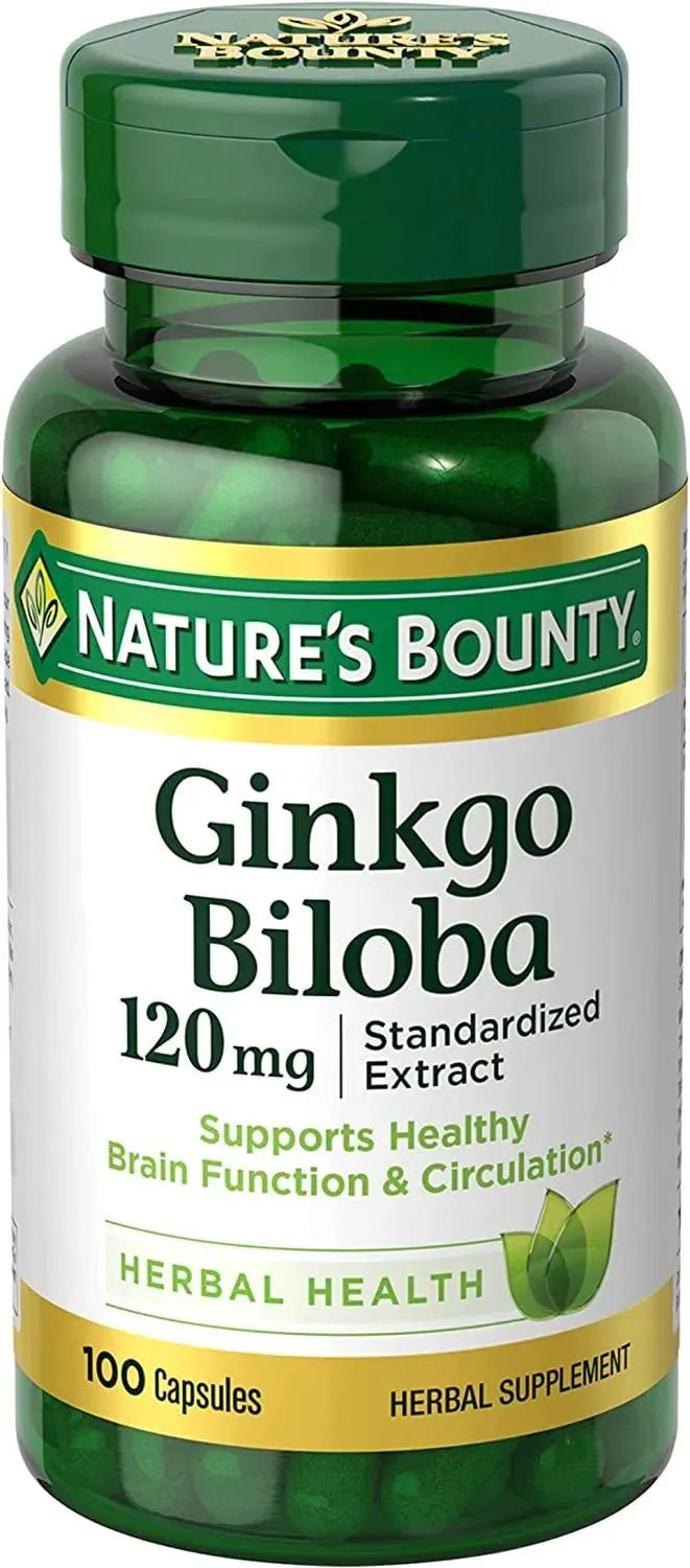 NATURE'S BOUNTY - Nature's Bounty Ginkgo Biloba 120Mg. 100 Capsulas - The Red Vitamin MX - Suplementos Alimenticios - {{ shop.shopifyCountryName }}