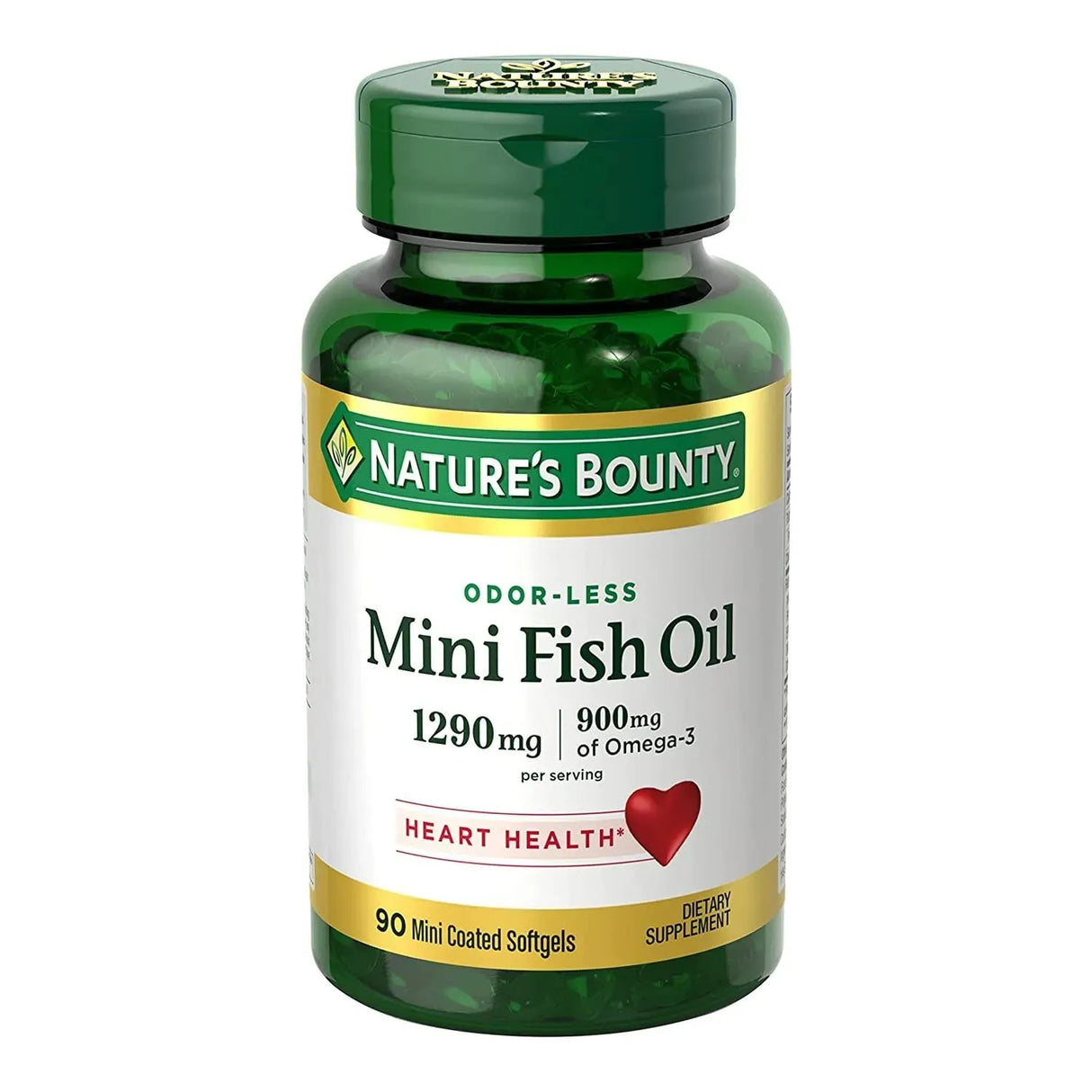 NATURE'S BOUNTY - Nature's Bounty Mini Fish Oil 1290 Mg. 90 Capsulas Blandas Sin Olor - The Red Vitamin MX - Suplementos Alimenticios - {{ shop.shopifyCountryName }}