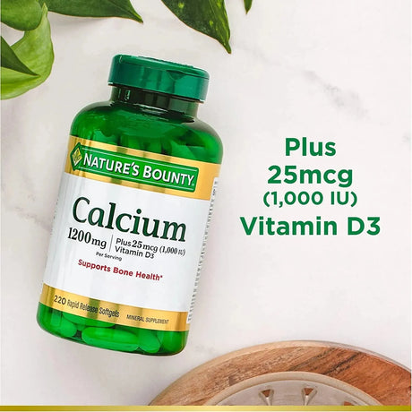 NATURE'S BOUNTY - Nature´s Bounty Calcium+Vitamin D3 220 Capsulas - The Red Vitamin MX - Suplementos Alimenticios - {{ shop.shopifyCountryName }}