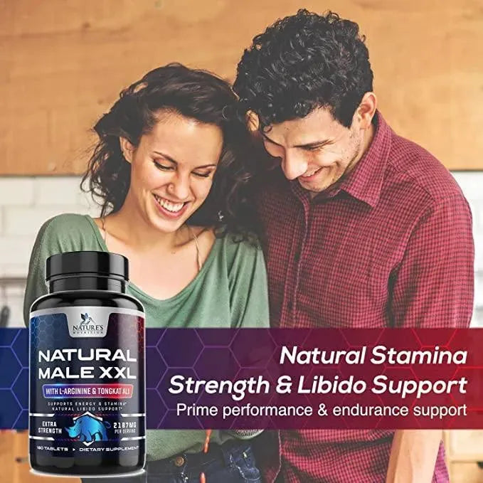 NATURE'S NUTRITION - Nature´s Nutrition Natural Male XXL 180 Tabletas - The Red Vitamin MX - Suplementos Alimenticios - {{ shop.shopifyCountryName }}