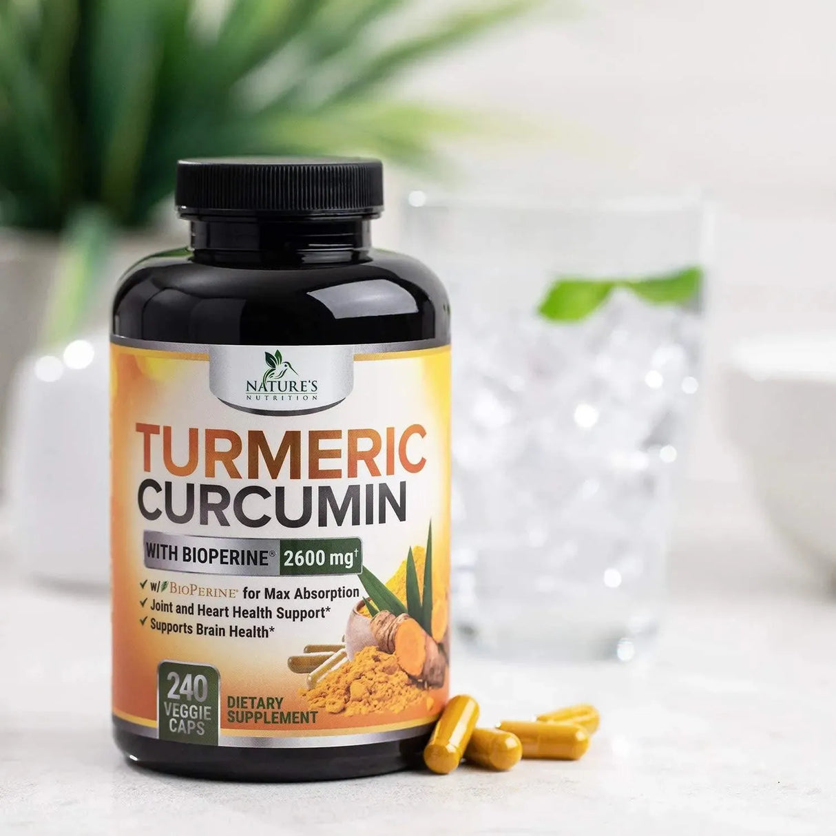 NATURE'S NUTRITION - Nature´s Nutrition Turmeric Curcumin 2600Mg. 240 Capsulas - The Red Vitamin MX - Suplementos Alimenticios - {{ shop.shopifyCountryName }}