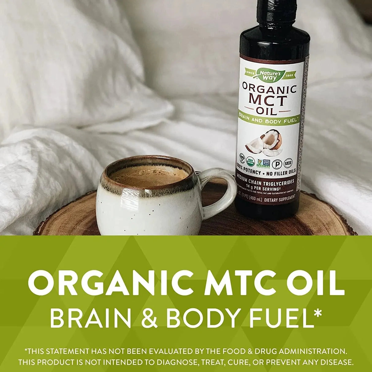 NATURE'S WAY - Nature's Way Organic MCT Oil 480Ml. - The Red Vitamin MX - Suplementos Alimenticios - {{ shop.shopifyCountryName }}