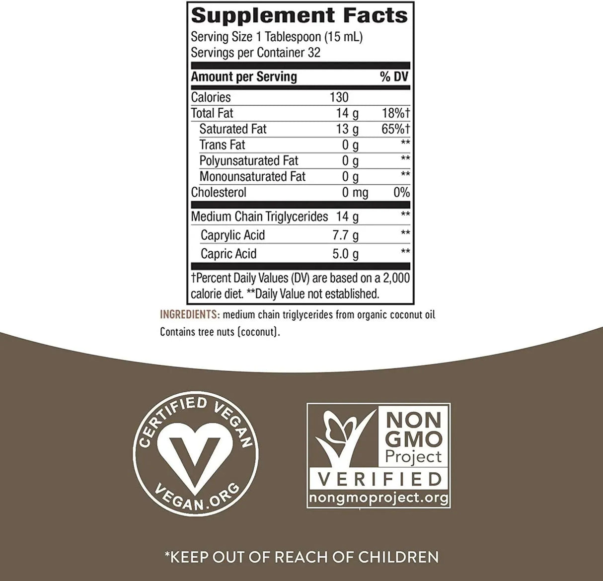 NATURE'S WAY - Nature's Way Organic MCT Oil 480Ml. - The Red Vitamin MX - Suplementos Alimenticios - {{ shop.shopifyCountryName }}