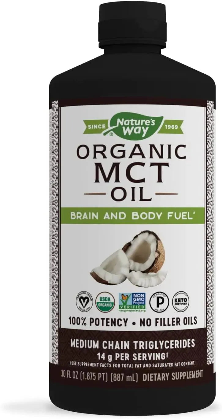 NATURE'S WAY - Nature's Way Organic MCT Oil 887Ml. - The Red Vitamin MX - Suplementos Alimenticios - {{ shop.shopifyCountryName }}