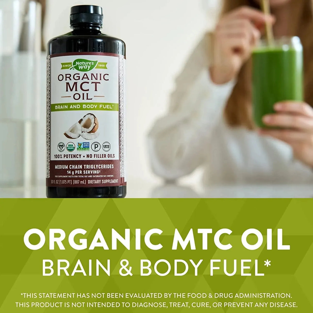 NATURE'S WAY - Nature's Way Organic MCT Oil 887Ml. - The Red Vitamin MX - Suplementos Alimenticios - {{ shop.shopifyCountryName }}