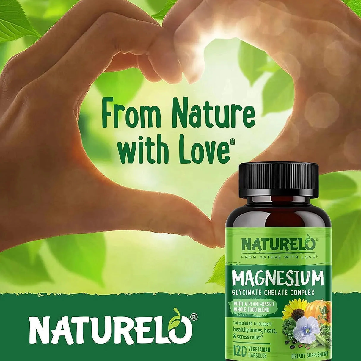 NATURELO - NATURELO Magnesium Glycinate Chelate 200Mg. 120 Capsulas - The Red Vitamin MX - Suplementos Alimenticios - {{ shop.shopifyCountryName }}