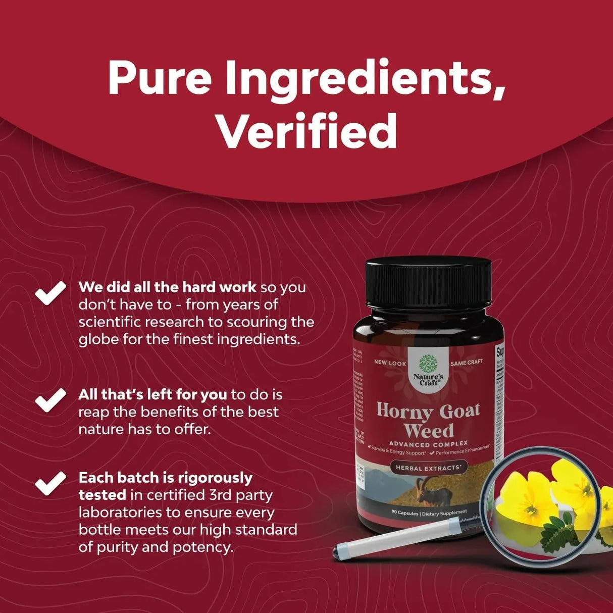 NATURES CRAFT - Natures Craft Horny Goat Weed Advanced Complex 1000Mg. 90 Capsulas - The Red Vitamin MX - Suplementos Alimenticios - {{ shop.shopifyCountryName }}