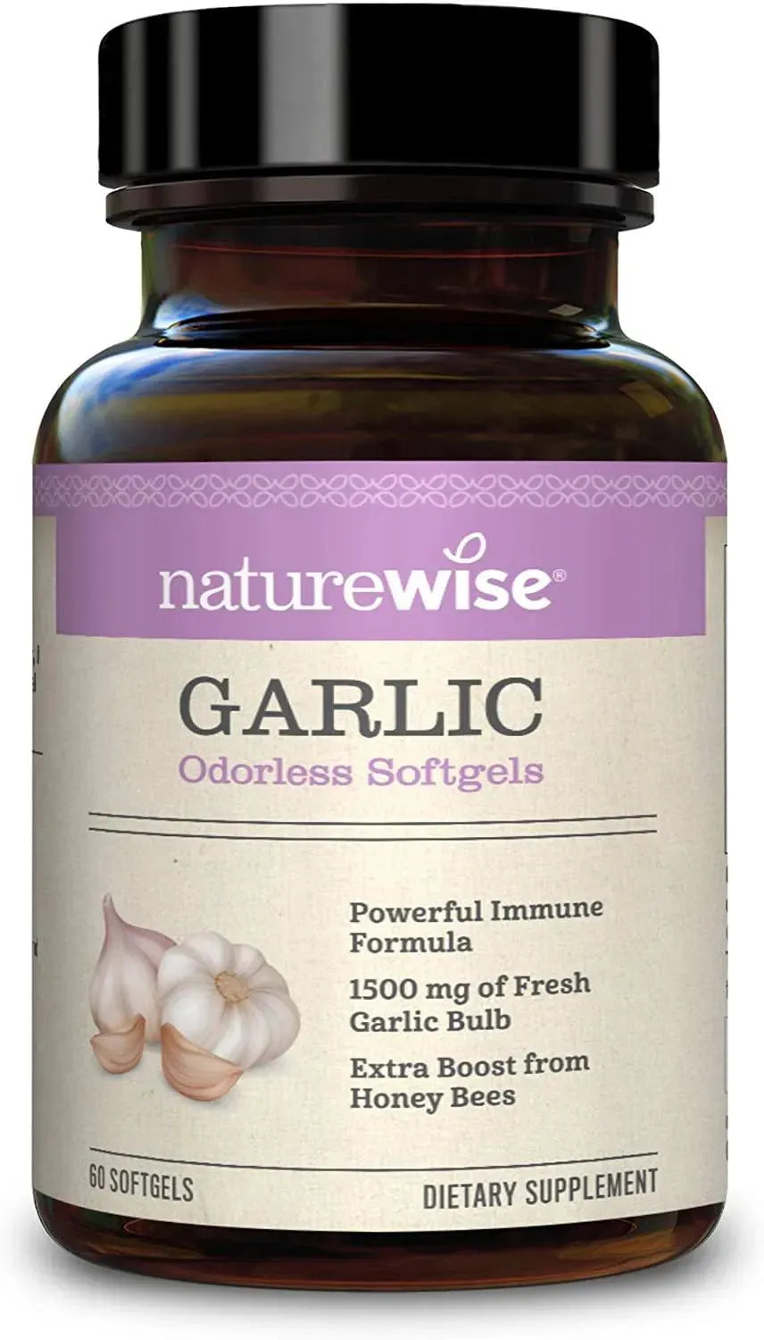 NATUREWISE - Naturewise Garlic Odorless 1500Mg. 60 Capsulas Blandas - The Red Vitamin MX - Suplementos Alimenticios - {{ shop.shopifyCountryName }}