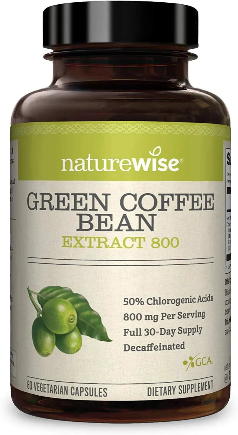 NATUREWISE - Naturewise Green Coffee Bean 800Mg. 60 Capsulas - The Red Vitamin MX - Suplementos Alimenticios - {{ shop.shopifyCountryName }}