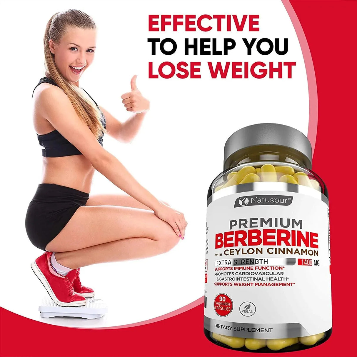 NATUSPUR - Natuspur Premium Berberine+Ceylon Cinnamon 1400Mg. 90 Capsulas - The Red Vitamin MX - Suplementos Alimenticios - {{ shop.shopifyCountryName }}