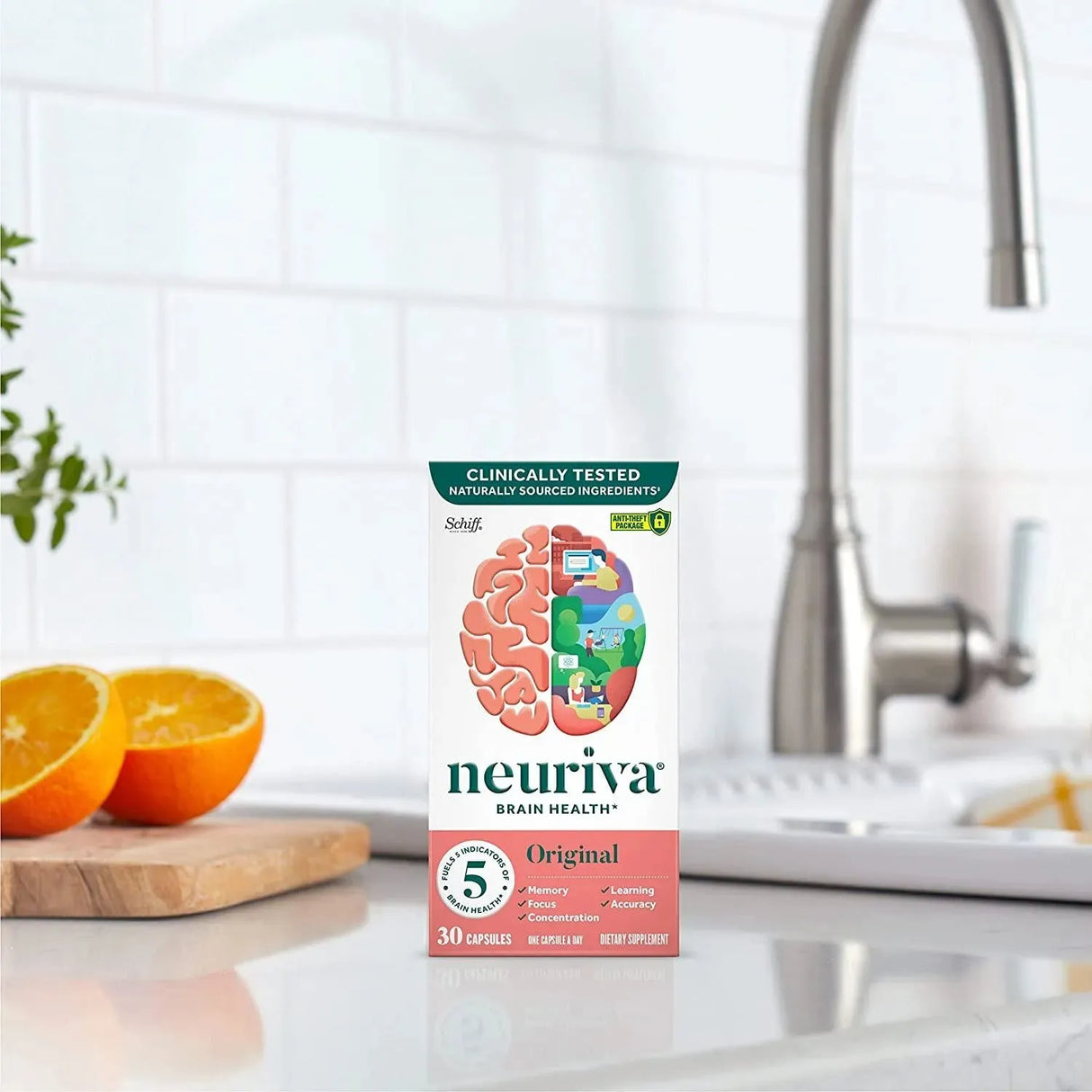 NEURIVA - Neuriva Brain Health Original Brain Supplement For Memory 30 Capsulas - The Red Vitamin MX - Suplementos Alimenticios - {{ shop.shopifyCountryName }}