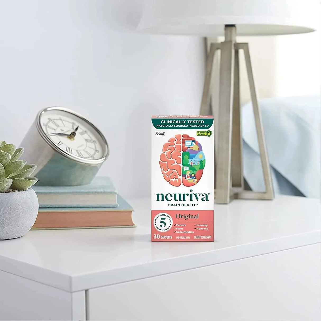 NEURIVA - Neuriva Brain Health Original Brain Supplement For Memory 30 Capsulas - The Red Vitamin MX - Suplementos Alimenticios - {{ shop.shopifyCountryName }}