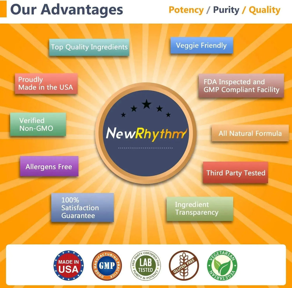 NEWRHYTHM - NewRhythm Probiotics 50 Billion CFU 20 Strains 60 Capsulas - The Red Vitamin MX - Suplementos Alimenticios - {{ shop.shopifyCountryName }}