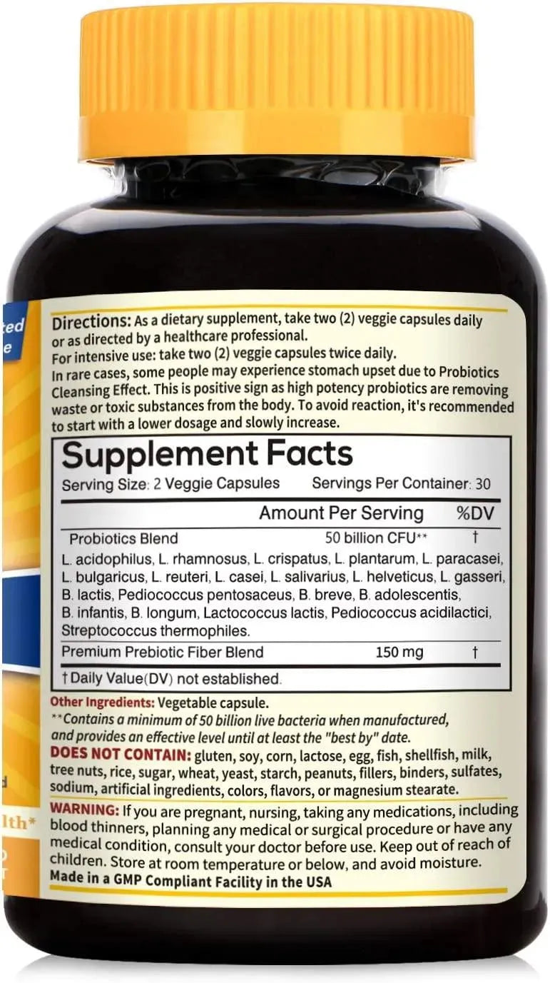NEWRHYTHM - NewRhythm Probiotics 50 Billion CFU 20 Strains 60 Capsulas - The Red Vitamin MX - Suplementos Alimenticios - {{ shop.shopifyCountryName }}