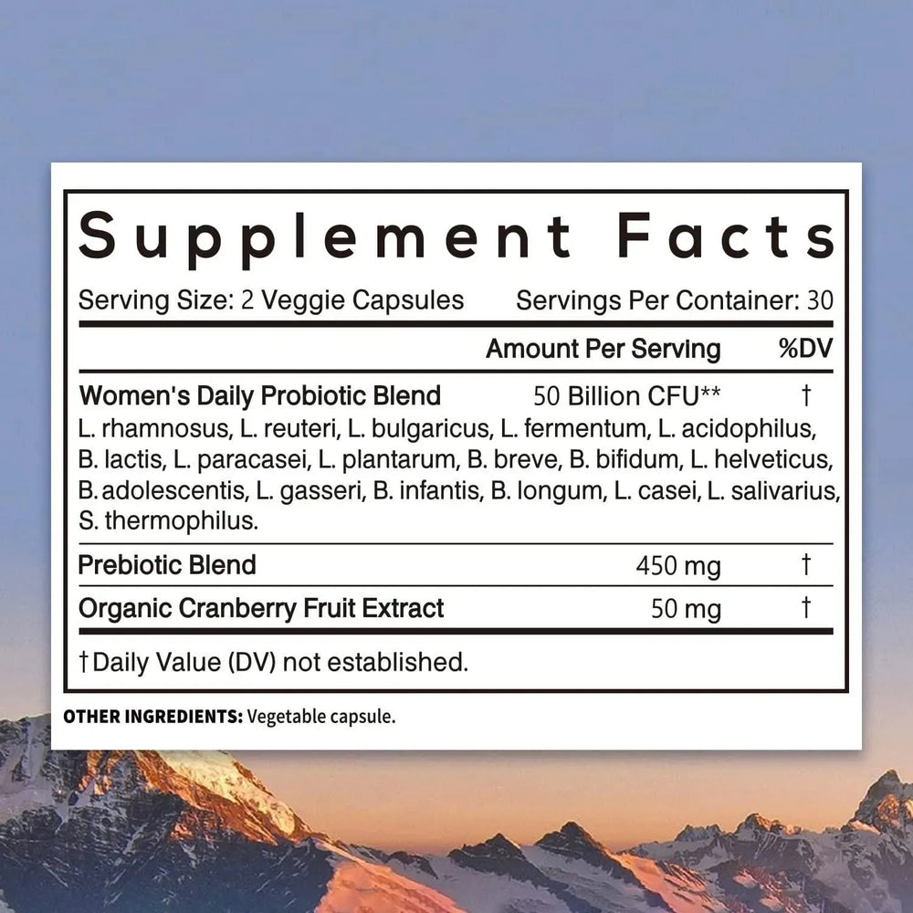 NEWRHYTHM - NewRhythm Women's Probiotics 50 Billion CFU 18 Strains 60 Capsulas - The Red Vitamin MX - Suplementos Alimenticios - {{ shop.shopifyCountryName }}