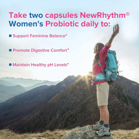 NEWRHYTHM - NewRhythm Women's Probiotics 50 Billion CFU 18 Strains 60 Capsulas - The Red Vitamin MX - Suplementos Alimenticios - {{ shop.shopifyCountryName }}