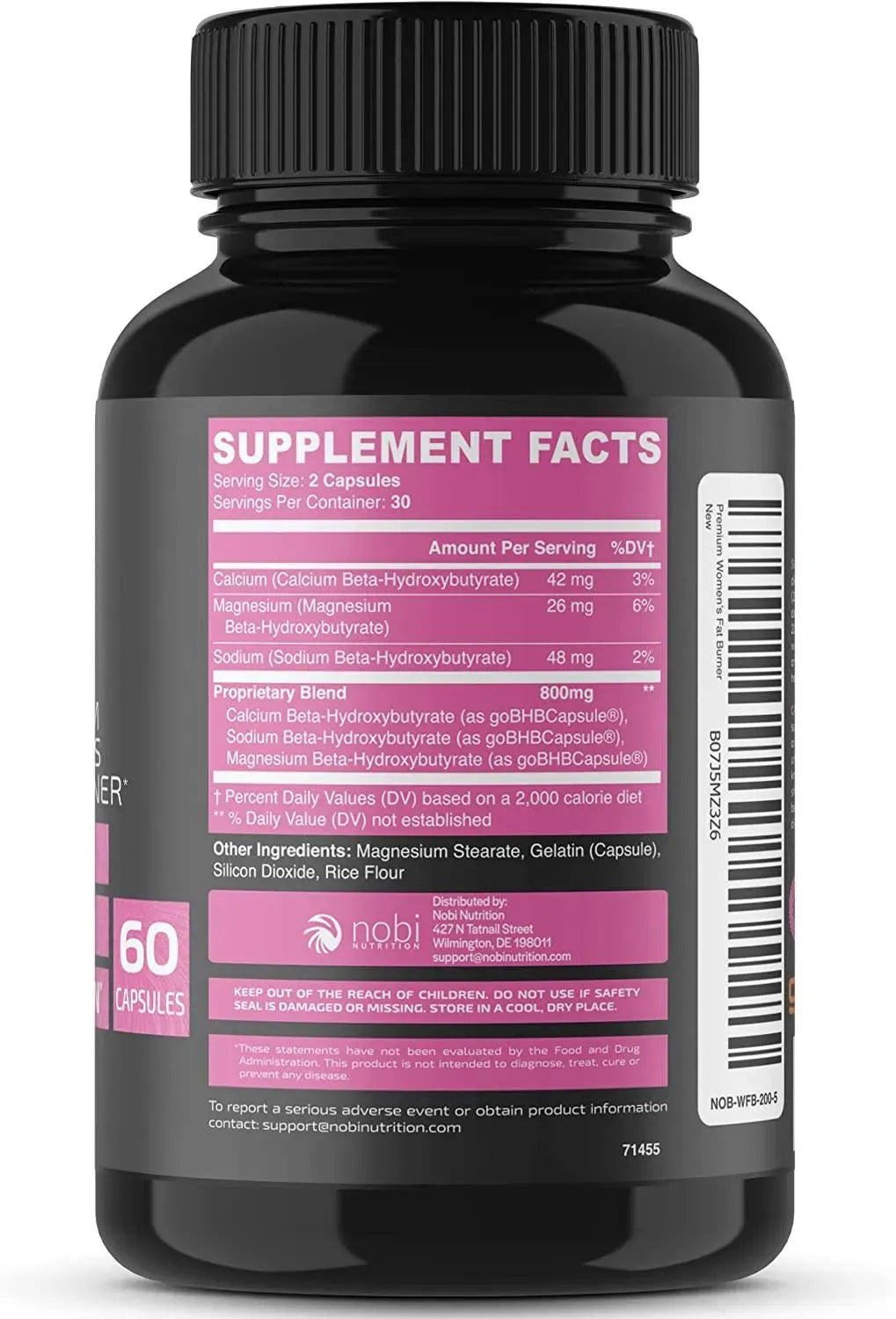 NOBI NUTRITION - Nobi Nutrition Premium Fat Burner 60 Capsulas - The Red Vitamin MX - Suplementos Alimenticios - {{ shop.shopifyCountryName }}