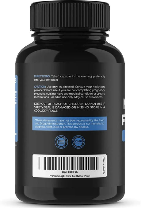 NOBI NUTRITION - Nobi Nutrition Premium Night Time Fat Burner 60 Capsulas - The Red Vitamin MX - Suplementos Alimenticios - {{ shop.shopifyCountryName }}