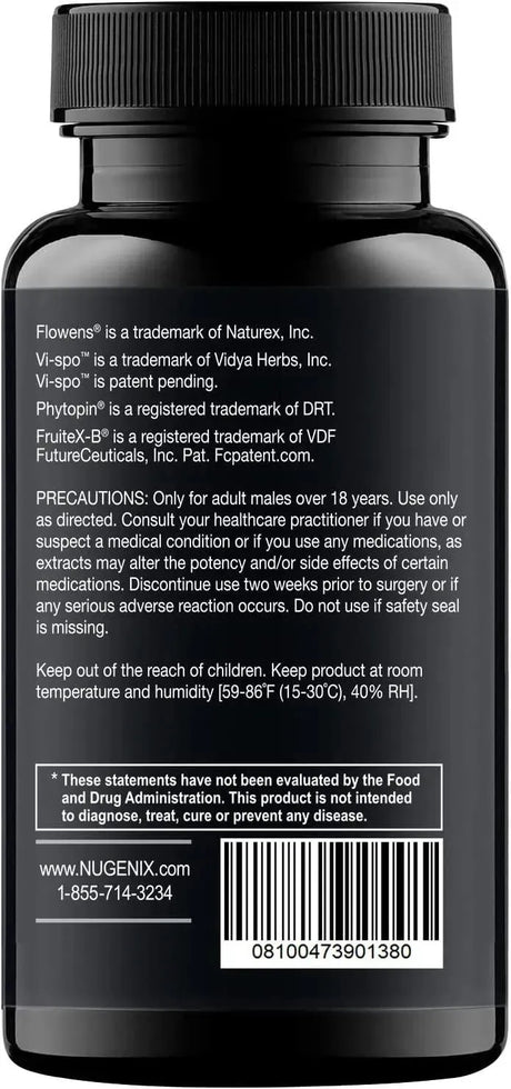 NUGENIX - Nugenix Full Potency Prostate Supplement 60 Capsulas - The Red Vitamin MX - Suplementos Alimenticios - {{ shop.shopifyCountryName }}