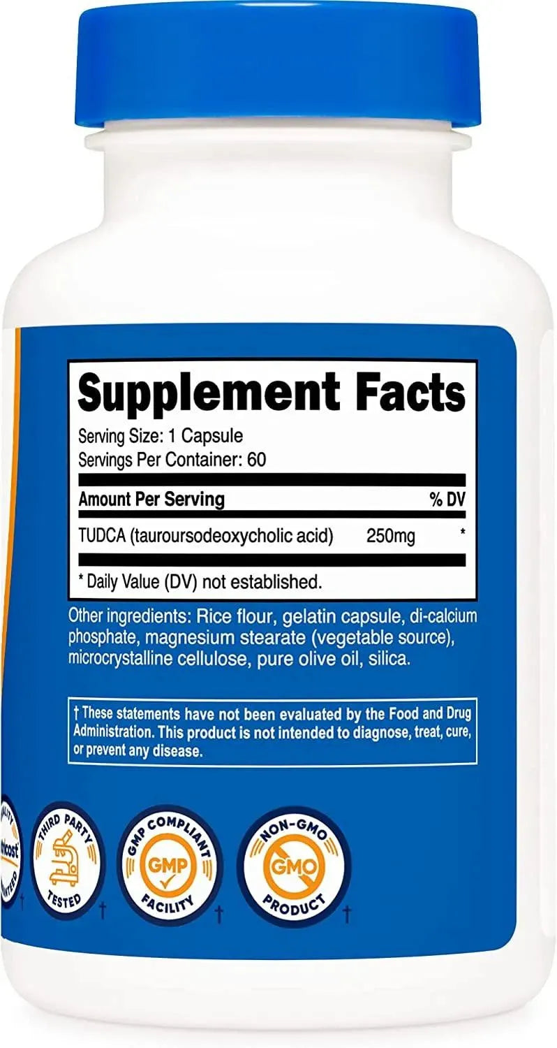 NUTRICOST - Nutricost Tudca 500Mg. 60 Capsulas - The Red Vitamin MX - Suplementos Alimenticios - {{ shop.shopifyCountryName }}