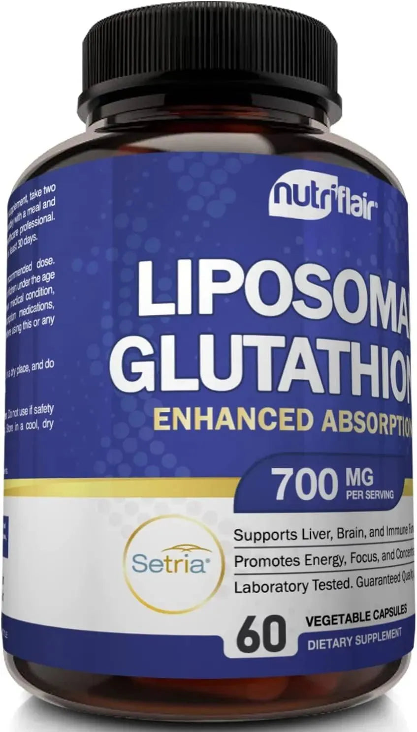 NUTRIFLAIR - NutriFlair Liposomal Glutathione 700Mg. 60 Capsulas - The Red Vitamin MX - Suplementos Alimenticios - {{ shop.shopifyCountryName }}