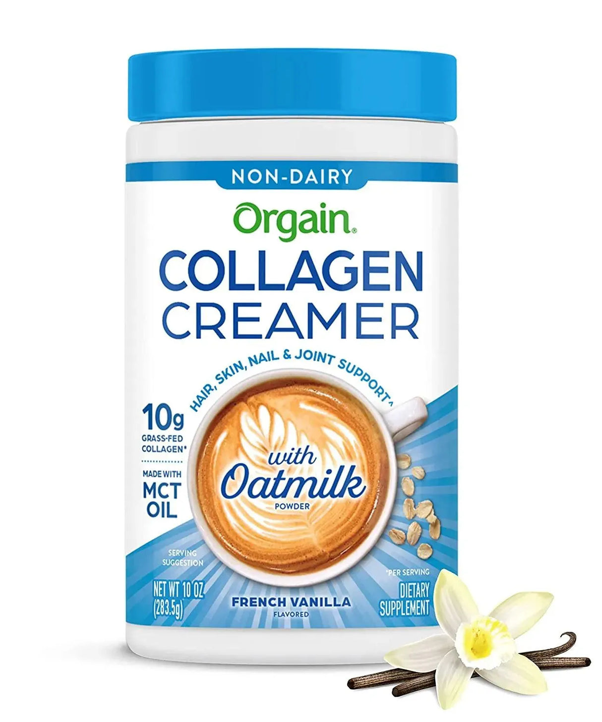 ORGAIN - Orgain Collagen Creamer with Organic Oatmilk Powder French Vanilla 10Oz. - The Red Vitamin MX - Suplementos Alimenticios - {{ shop.shopifyCountryName }}