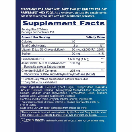 OSTEO - Osteo Bi-Flex Triple Strength with Vitamin D 220 Tabletas - The Red Vitamin MX - Suplementos Alimenticios - {{ shop.shopifyCountryName }}