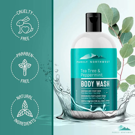 PURELY NORTHWEST - Purely Northwest Tea Tree Oil Foot & Body Wash 9Fl. - The Red Vitamin MX - Suplementos Alimenticios - {{ shop.shopifyCountryName }}